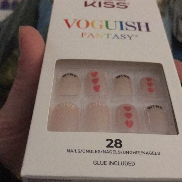 🌈🆕BN!NOT ONLINE!Kiss Nails PRIDE 2023 Collection Love Wins Nails🏳️🌈RARE - Picture 4 of 12